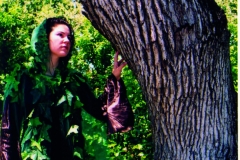 Munroe-Bark Dress and Ivy Cloak